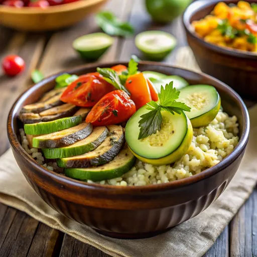 ข้าวกล้องหมกผักย่าง